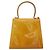 Salvatore Ferragamo Gancini in pelle vernita Giallo - vista 2