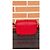 Saint Laurent Kaia Small Satchel - Pelle Rossa Rosso - vista 3