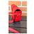 Saint Laurent Kaia Small Satchel - Pelle Rossa Rosso - vista 4