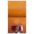 Hermès Portafoglio Kelly Pelle Epsom Arancione  - vista 4
