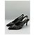 Louis Vuitton Décolleté Slingback Monogram Multicolore con Borchie Nero Monogramma - vista 2