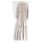 Autre Marque Casa Raki Midi-Kleid aus Cupro in Beige - Ansicht 6