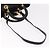 Borsa Christian Dior Lady Dior Canage in pelle di agnello 2way Nero Oro Auth 183708V - vista 9