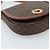 Céline Borsa a tracolla circolare CELINE Macadam Canvas PVC Pelle Marrone Oro Auth 184306 D'oro - vista 11