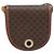 Céline Borsa a tracolla circolare CELINE Macadam Canvas PVC Pelle Marrone Oro Auth 184306 D'oro - vista 2