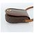 Céline Borsa a tracolla circolare CELINE Macadam Canvas PVC Pelle Marrone Oro Auth 184306 D'oro - vista 5