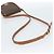 Céline Borsa a tracolla circolare CELINE Macadam Canvas PVC Pelle Marrone Oro Auth 184306 D'oro - vista 7