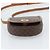 Céline Borsa a tracolla circolare CELINE Macadam Canvas PVC Pelle Marrone Oro Auth 184306 D'oro - vista 9