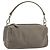 PRADA Handpouch aus Satin Grau Silber Authentisch 182660A Braun