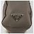 PRADA Handpouch aus Satin Grau Silber Authentisch 182660A Braun - Ansicht 14