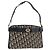 Borsa a tracolla Christian Dior Trotter Canvas Blu Navy Oro Auth 182609 D'oro