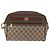 Borsa a tracolla GUCCI GG Supreme Web Sherry Line PVC Beige Red Auth 184470 Rosso - vista 2