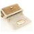 Christian Dior Caro Chain Schultertasche Mouton Beige Gold Auth ka4579SM Golden - Ansicht 16