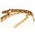 Christian Dior Caro Chain Schultertasche Mouton Beige Gold Auth ka4579SM Golden - Ansicht 9