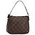 LOUIS VUITTON Damier Ebene Trousse Makeup Pouch N51982 LV Auth 184137