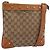 Borsa a Spalla GUCCI GG Canvas Beige Oro 120893 Auth 183669 D'oro