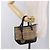 Borsa BURBERRY Nova Check in tela Beige Gold Auth 183831 D'oro - vista 21