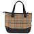 Borsa BURBERRY Nova Check in tela Beige Gold Auth 183831 D'oro - vista 3