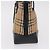Borsa BURBERRY Nova Check in tela Beige Gold Auth 183831 D'oro - vista 4