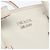 Borsa PRADA in pelle 2way Bianco Argento Auth 183712M - vista 17