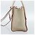 Borsa PRADA in pelle 2way Bianco Argento Auth 183712M - vista 5