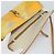 LOUIS VUITTON Monogram Vernis Pochette Fleur Bag Yellow M91118 LV Auth ka4561 Giallo - vista 10