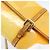LOUIS VUITTON Monogram Vernis Pochette Fleur Bag Yellow M91118 LV Auth ka4561 Giallo - vista 9