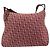Borsa a tracolla Christian Dior Trotter Canvas Rosso Argento Auth 183019A - vista 2