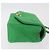 CHANEL Diana 23 Matelasse Chain Shoulder Bag Satin Green Gold CC Auth 181942SM D'oro Verde - vista 5