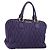 Bolso de mano Miu Miu Matelasse de cuero morado y oro Auth 183636V Dorado Púrpura