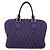 Bolso de mano Miu Miu Matelasse de cuero morado y oro Auth 183636V Dorado Púrpura - vista 2