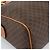Céline Borsa Boston CELINE in tela Macadam PVC Pelle Marrone Oro Auth 183015A D'oro - vista 11