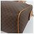 Céline Borsa Boston CELINE in tela Macadam PVC Pelle Marrone Oro Auth 183015A D'oro - vista 12