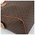 Céline Borsa Boston CELINE in tela Macadam PVC Pelle Marrone Oro Auth 183015A D'oro - vista 13