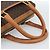 Céline Borsa Boston CELINE in tela Macadam PVC Pelle Marrone Oro Auth 183015A D'oro - vista 7