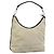 Borsa GUCCI in tela e pelle beige argento 000 0602 Auth ka4572