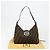 FENDI Zucca Canvas Mamma Baguette Shoulder Bag Black Brown Auth 182592M Marrone Nero - vista 26
