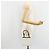 Borsa Salvatore Ferragamo Vala in pelle 2way White Gold ka4614A - vista 22