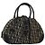 Borsa Christian Dior Trotter Canvas Double Saddle Nera Argento Auth 182186 Nero