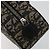 Borsa Christian Dior Trotter Canvas Double Saddle Nera Argento Auth 182186 Nero - vista 15