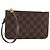LOUIS VUITTON Damier Ebene Neverfull PM Pouch LV Auth 184121