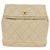 CHANEL Bicolore Backpack Caviar Skin Beige Gold CC Auth 182907V - view 2