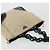 PRADA Canvas Tote Bag mit Kunststoffkette Beige Silber Auth 182198 - Ansicht 6