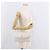 16 Céline CELINE Schultertasche Leder Weiß Gold Authentisch 183997 Golden - Ansicht 23