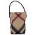 Pochette in lana BURBERRY Nova Check Beige Argento Auth 181105 - vista 2