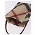 Pochette in lana BURBERRY Nova Check Beige Argento Auth 181105 - vista 6