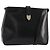 Borsa a tracolla Salvatore Ferragamo in pelle nera e oro Auth ka4575 Nero D'oro