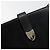 Borsa a tracolla Salvatore Ferragamo in pelle nera e oro Auth ka4575 Nero D'oro - vista 14