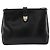 Borsa a tracolla Salvatore Ferragamo in pelle nera e oro Auth ka4575 Nero D'oro - vista 2