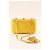 Prada Clutch da sera in raso e strass giallo - vista 3